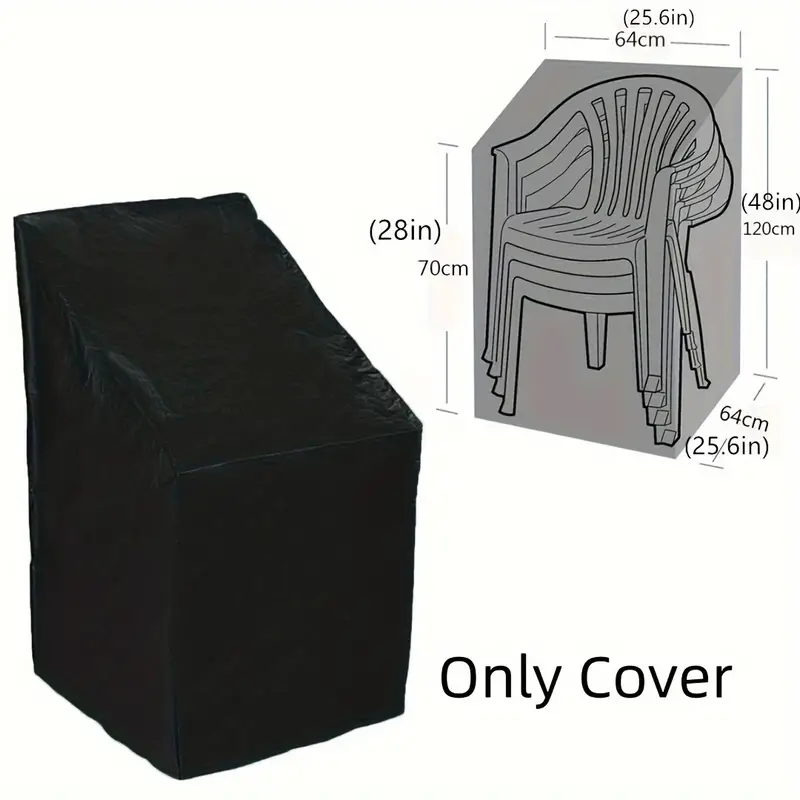 Outdoor Furniture Fabric Waterproof - Heavy Duty Stackable Chair Cover, Waterproof