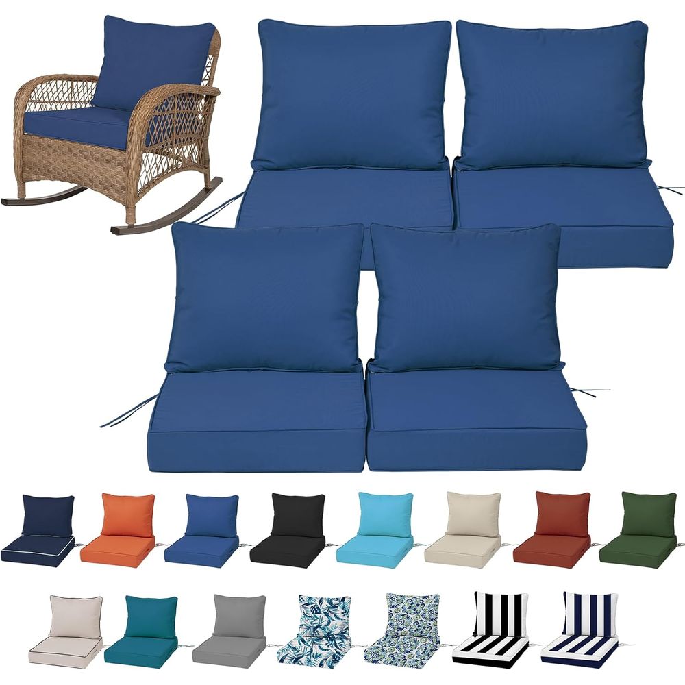 24x24 Outdoor Deep Seat Cushio - огляд і ціна Outdoor Furniture Fabric Waterproof