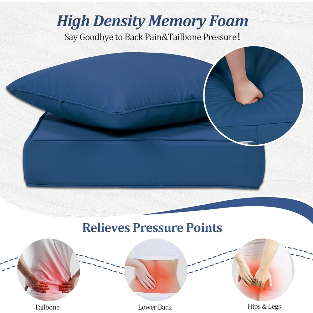 24x24 Outdoor Deep Seat Cushio - огляд і ціна Outdoor Furniture Fabric Waterproof