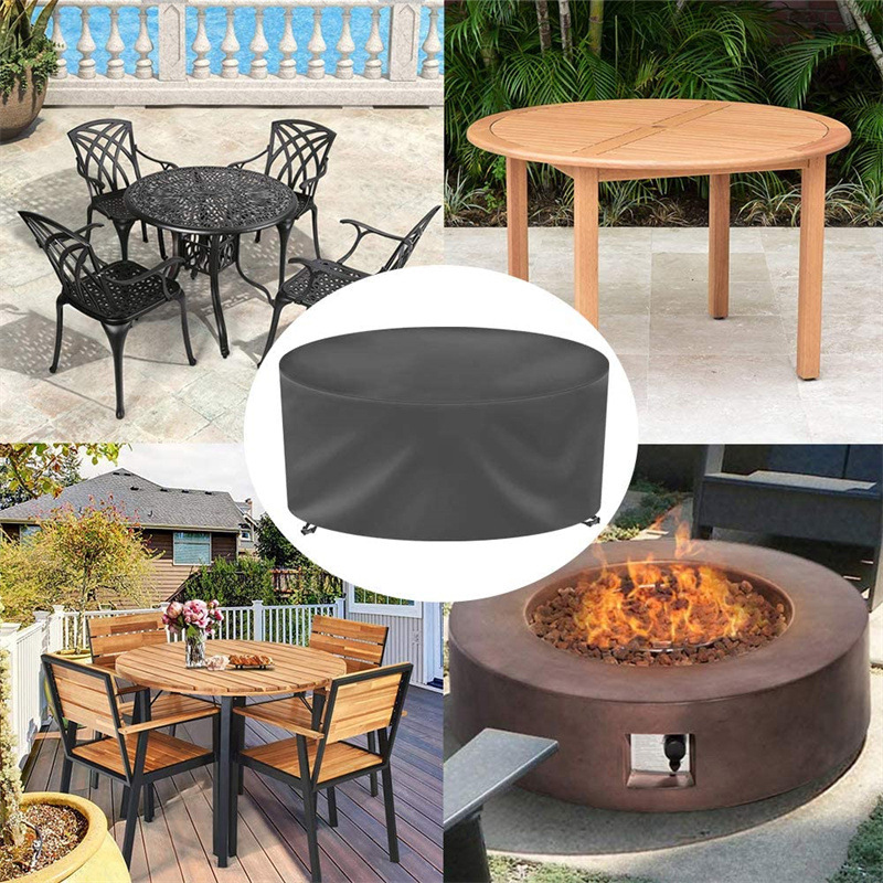 12 Sizes Round Furniture Cover - огляд і ціна Outdoor Furniture Fabric Waterproof