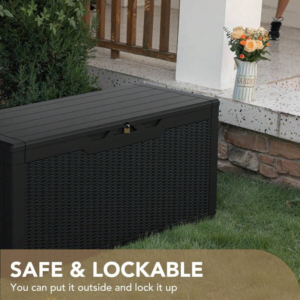 Large Lockable Outdoor Storage - огляд і ціна Outdoor Furniture Cushion