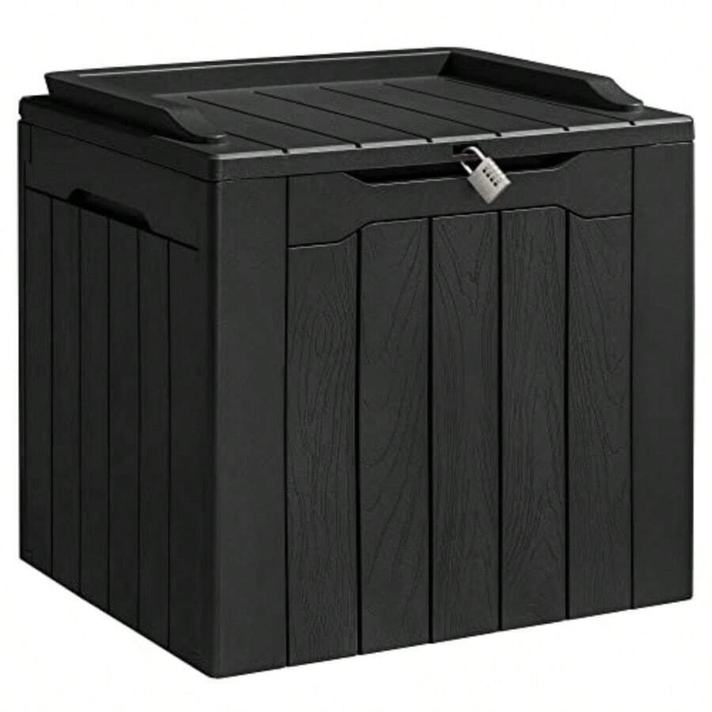 31 Gallon Resin Deck Box Water - огляд і ціна Outdoor Furniture Cushion
