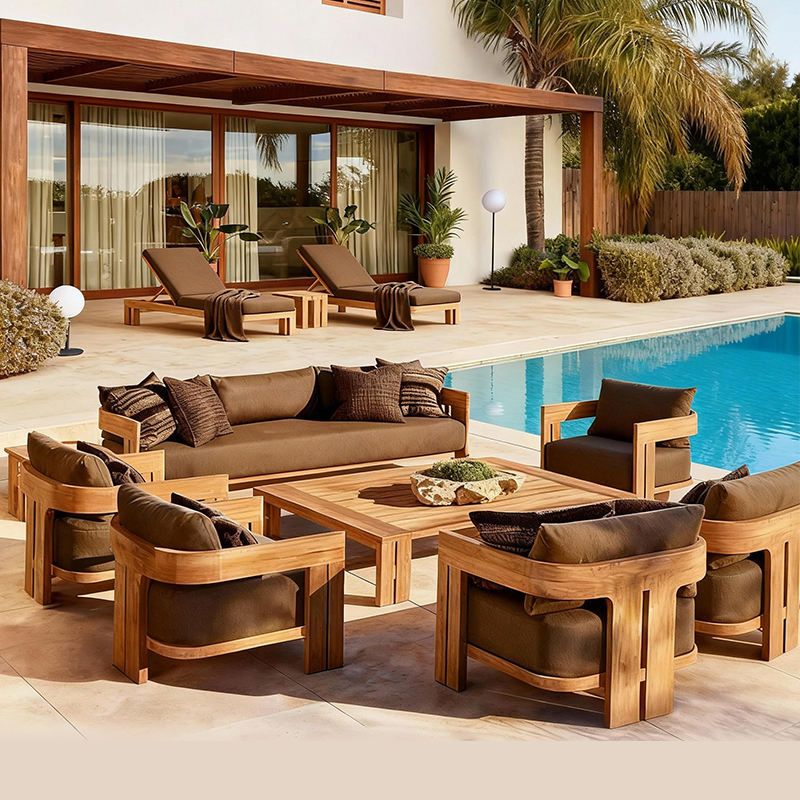 Outdoor Teak Sofa Set 2026 | P - огляд і ціна Outdoor Furniture Metal Chairs