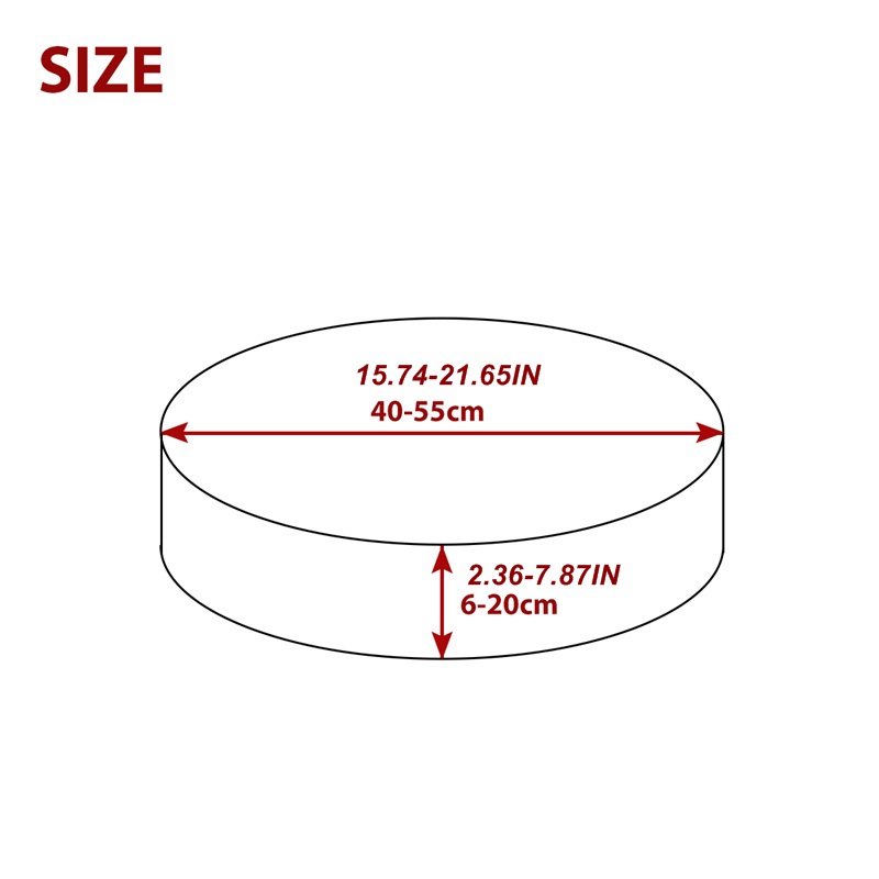 1PC Round Seat Cushion Cover E - огляд і ціна Outdoor Furniture Plans