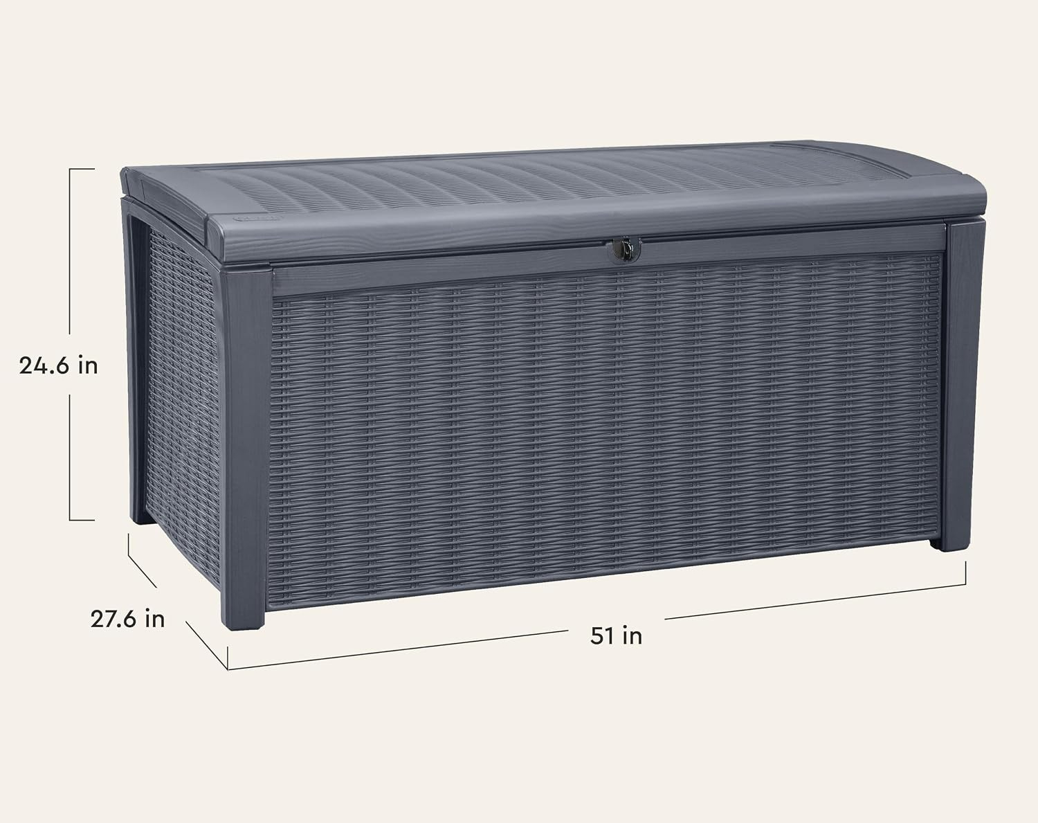 110 Gallon Outdoor Storage Dec - огляд і ціна Outdoor Furniture Cushion
