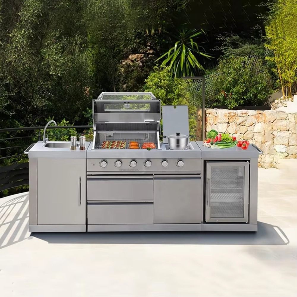 Outdoor Kitchen with Roof Cove - огляд і ціна Outdoor Furniture Deals