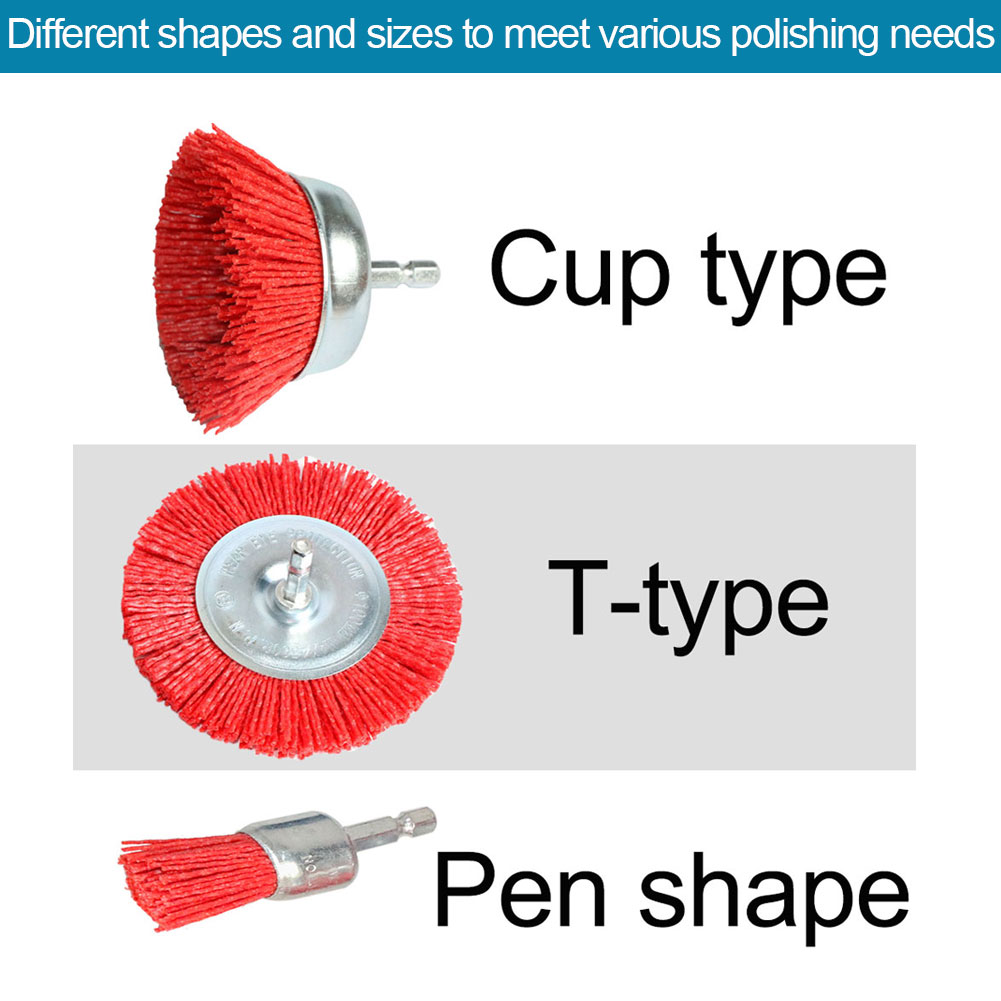 Nylon Cup Brush Abrasive Wire  - огляд і ціна Outdoor Furniture Glides