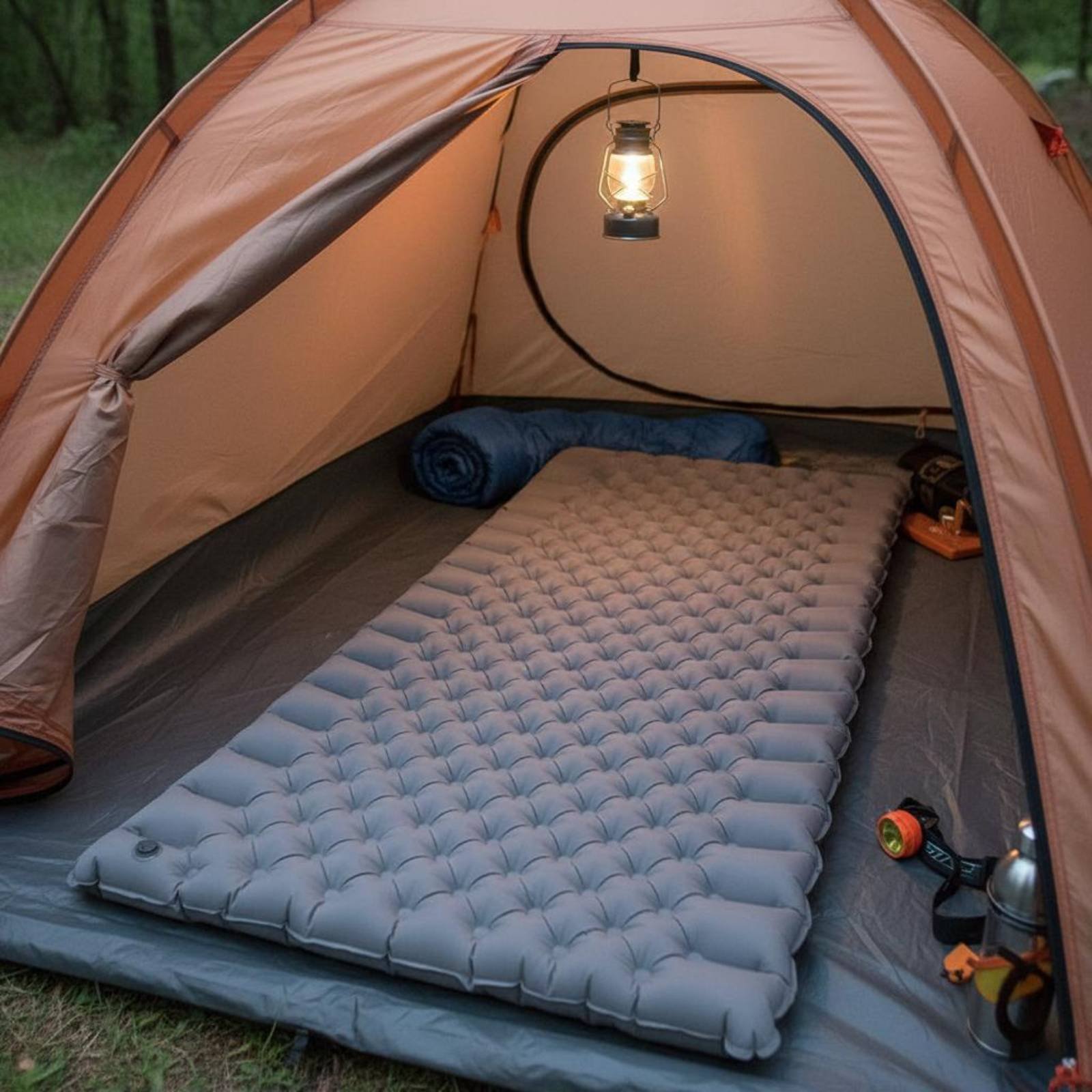 Inflatable Camping Mat Nylon T - огляд і ціна Outdoor Rug Waterproof