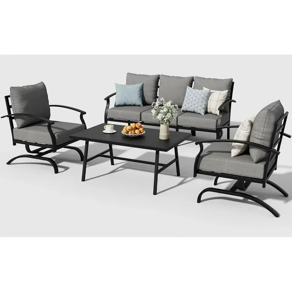 Grey Outdoor Metal Patio Furni - огляд і ціна Outdoor Furniture Metal Chairs