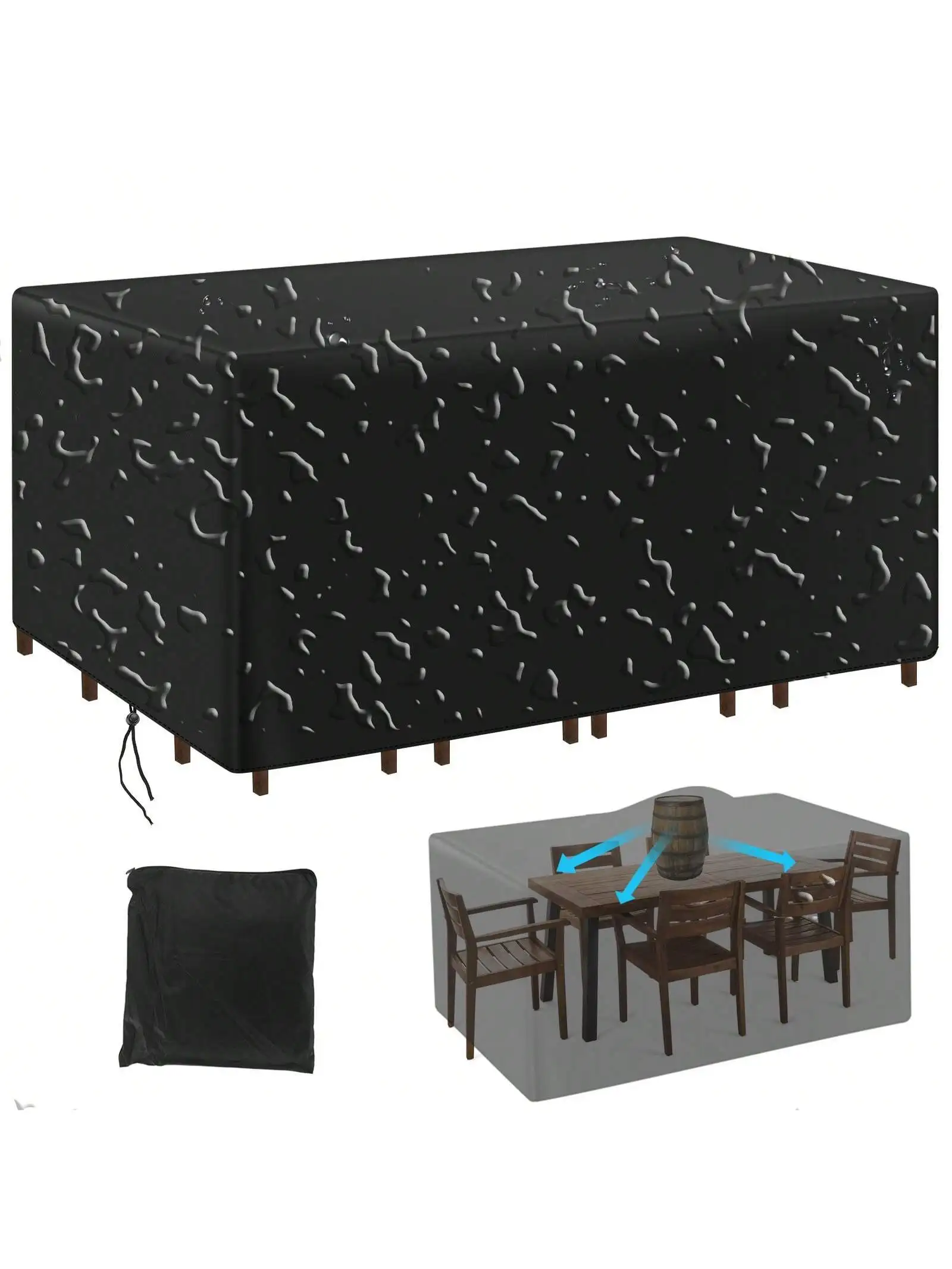 Multi-Size Outdoor Patio Garde - огляд і ціна Outdoor Furniture Fabric Waterproof