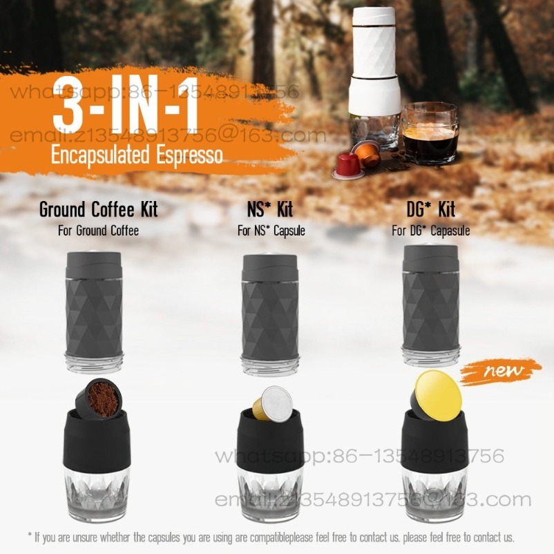 Portable coffee machine 3-in-1 - огляд і ціна Outdoor Furniture Italian