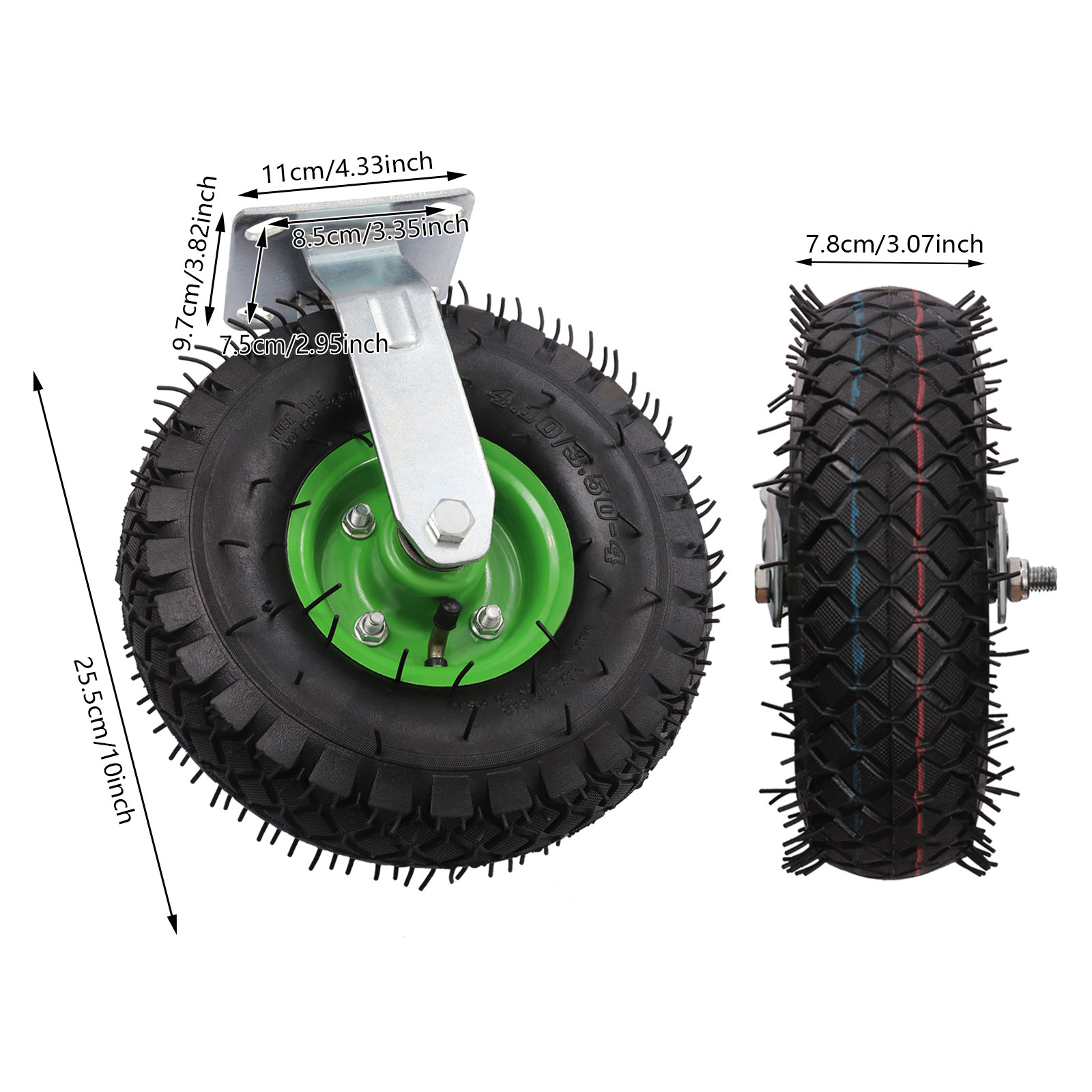 10 Inch Pneumatic Caster Set 2 - огляд і ціна Outdoor Furniture Glides