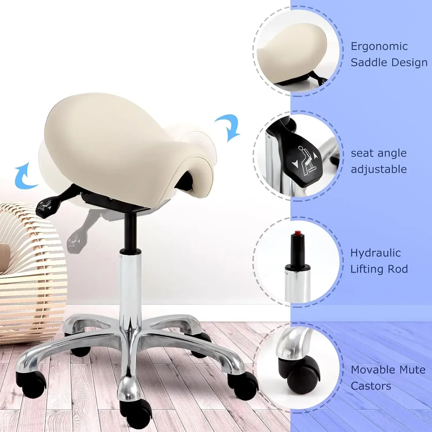 Saddle Chair - Adjustable Sadd - огляд і ціна Outdoor Furniture Glides