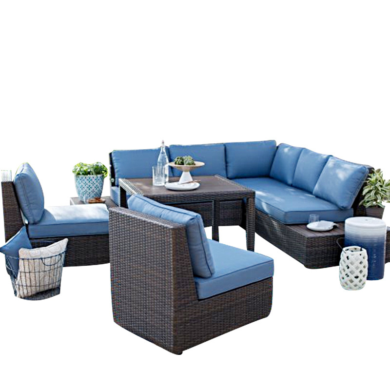 Outdoor Sofa Courtyard Rattan  - огляд і ціна Outdoor Furniture Metal Chairs