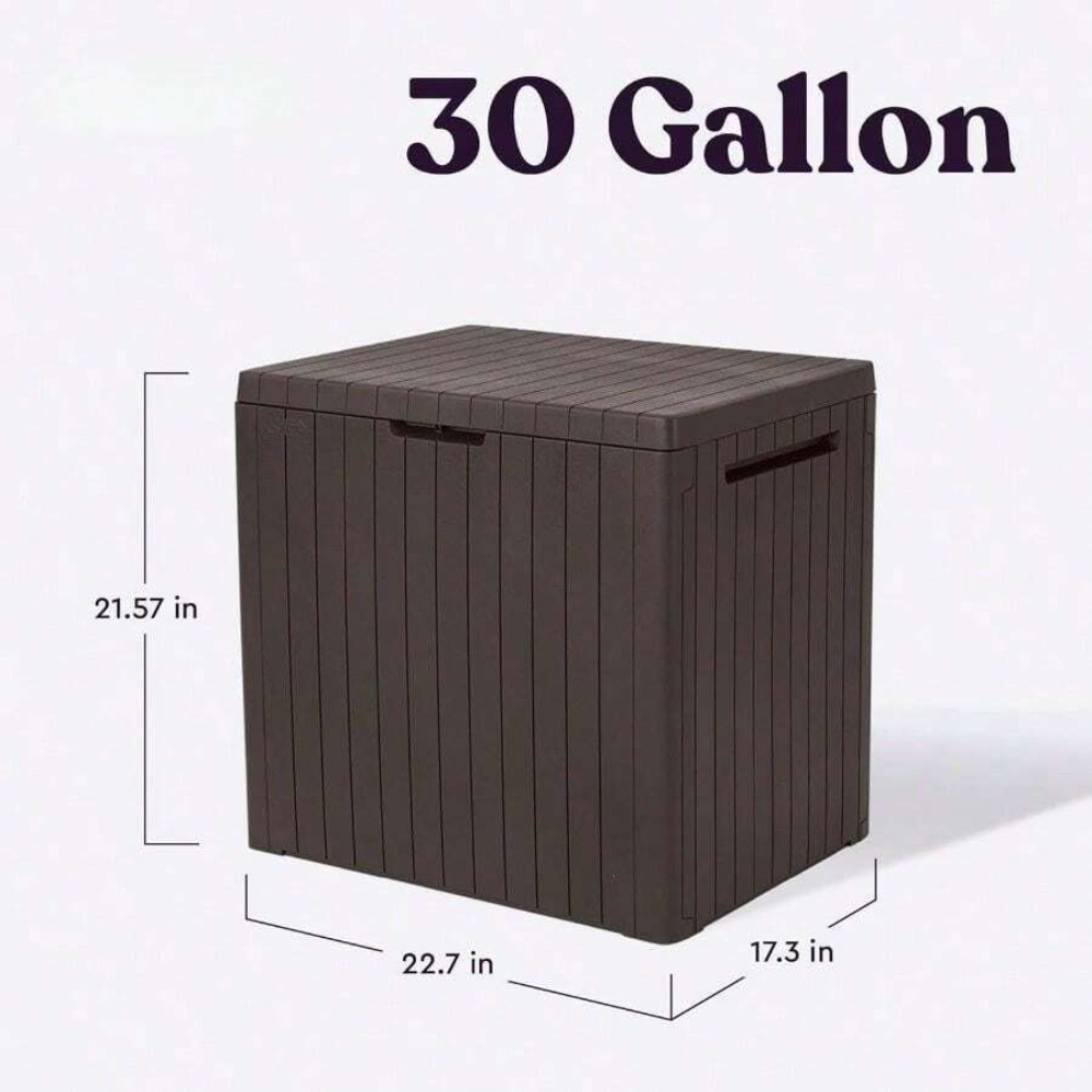 30 Gallon Resin Outdoor Storag - огляд і ціна Outdoor Furniture Cushion