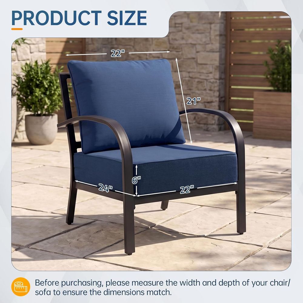 Outdoor Furniture Cushions, 6  - огляд і ціна Outdoor Furniture Fabric Waterproof